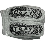 Grey Full-length Sweatpants w/ Silicone Grips