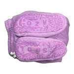Lilac Purple Full-length Sweatpants w/ Silicone Grips