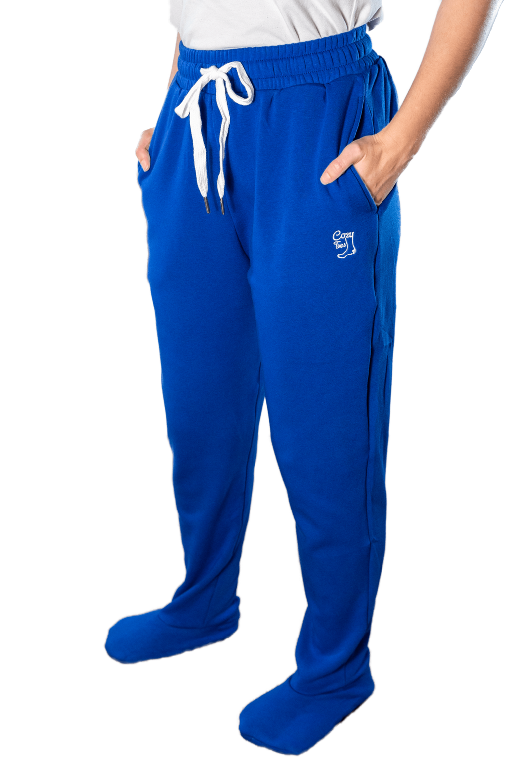 Cozy Toes Most Comfortable Sherpa Lined Footed Sweatpants