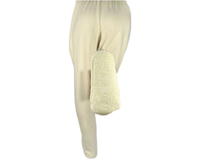 Creme Full-length Sweatpants w/ Silicone Grips