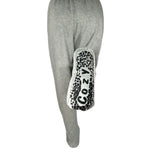 Grey Full-length Sweatpants w/ Silicone Grips